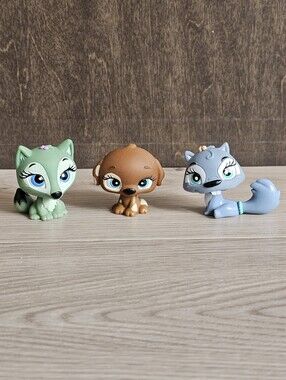 Vintage Bratz Lil Angelz Petz Figurines, Lot Of 3
